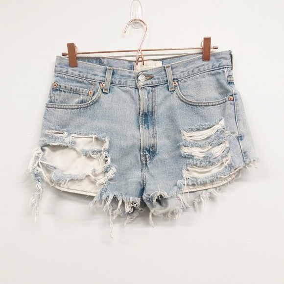 Levi's Pants - Vintage Levi's 505 Distressed Cutoff Shorts Size 8